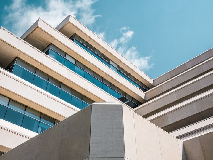 Modern building facade